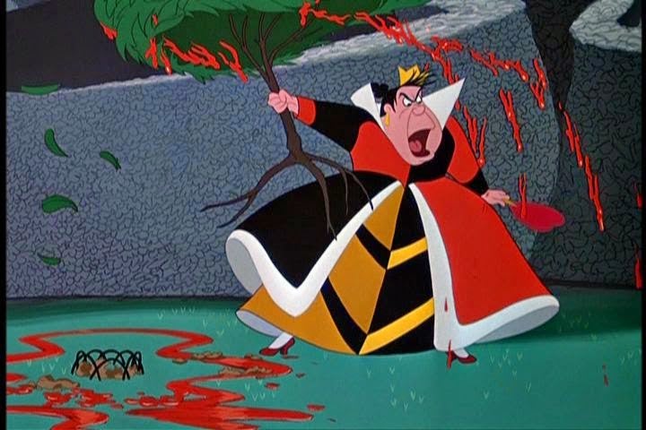 reina de cors alice in wonderland