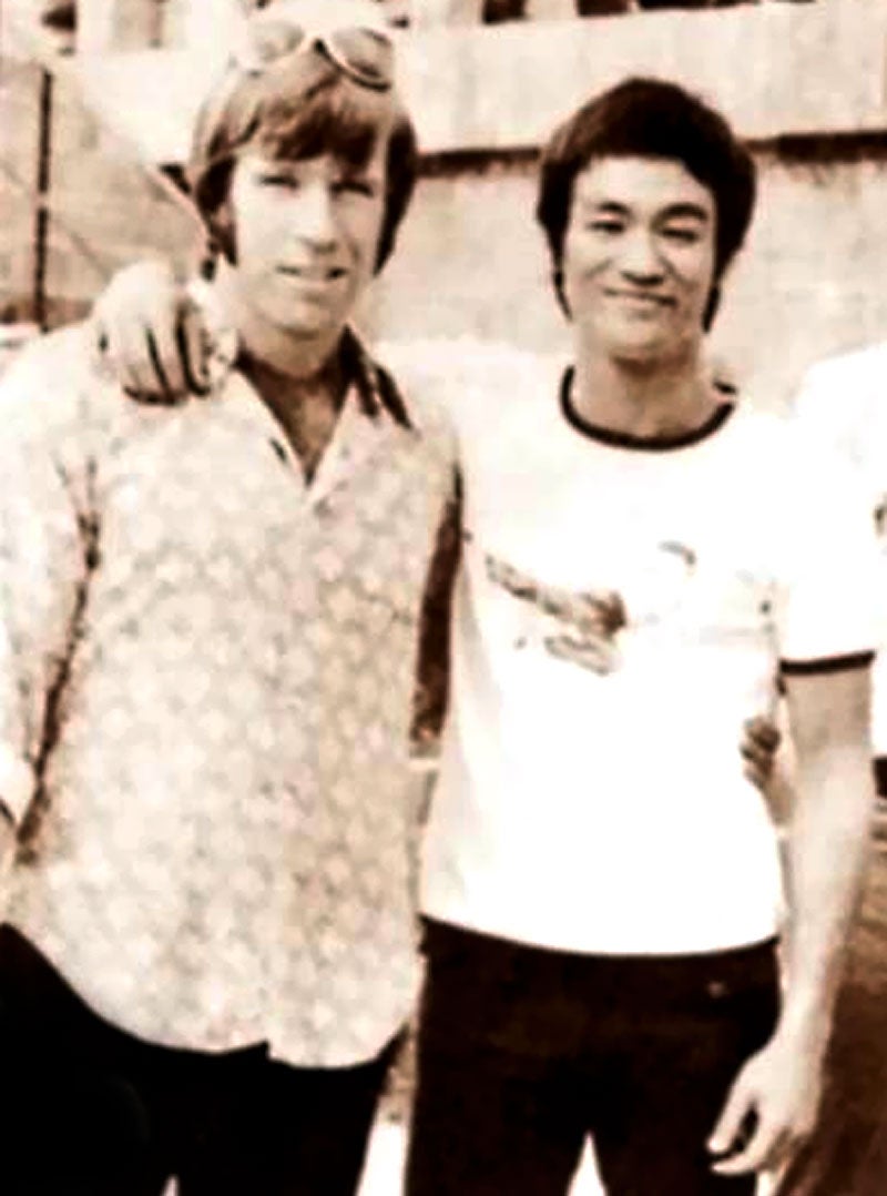 Bruce lee Chuck norris