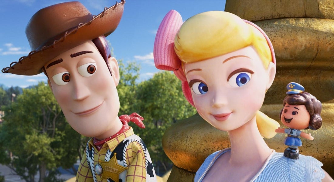 GIGGLE MCDIMPLES -- In Disney•Pixar’s “Toy Story 4,” Bo Peep introduces Woody to her best friend Giggle McDimples. A miniature plastic doll from the 1980s, Giggle is Bo’s confidant, supporter and advisor, and spends a lot of her time perched on Bo’s shoulder. Featuring Ally Maki as the voice of Giggle, “Toy Story 4” opens in U.S. theaters on June 21, 2019.
©2019 Disney•Pixar. All Rights Reserved.