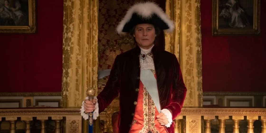Johnny Depp
és Lluis XV a Jeanne Du Barry