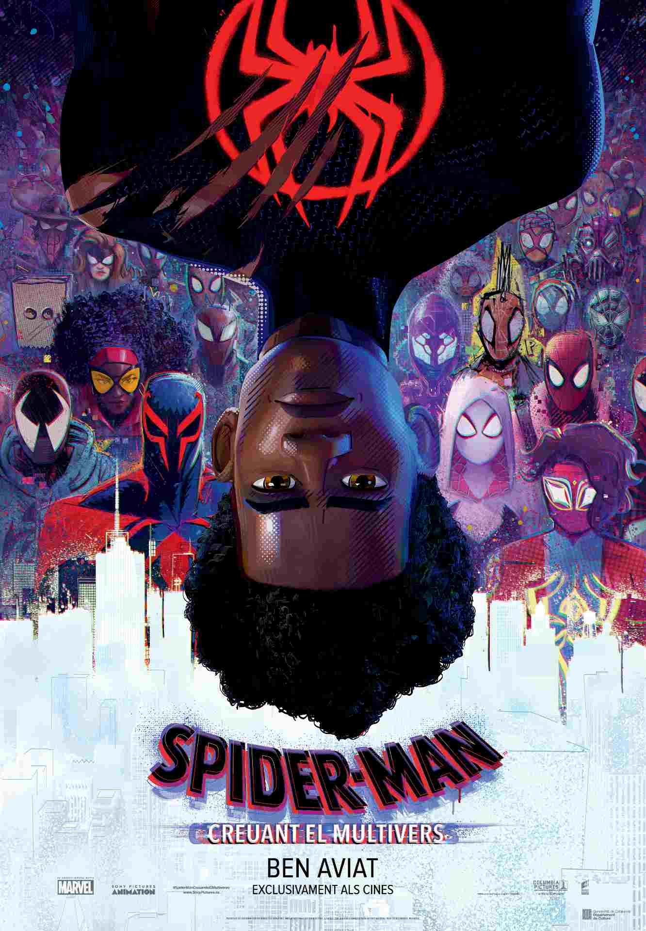 spiderman creuant el multivers 2023