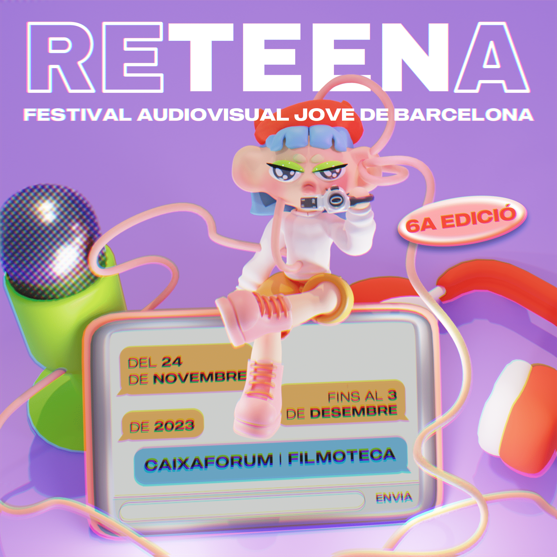 El cartell d'aquesta edició, a càrrec de l'artista Claudia Martín (Cruelaudia)
