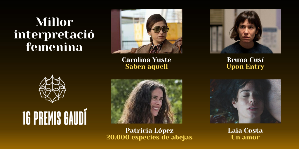 Nominats Gaud&iacute; 2024 Actriu