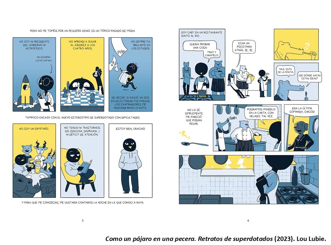 Retratos de superdotados-Lou lubie