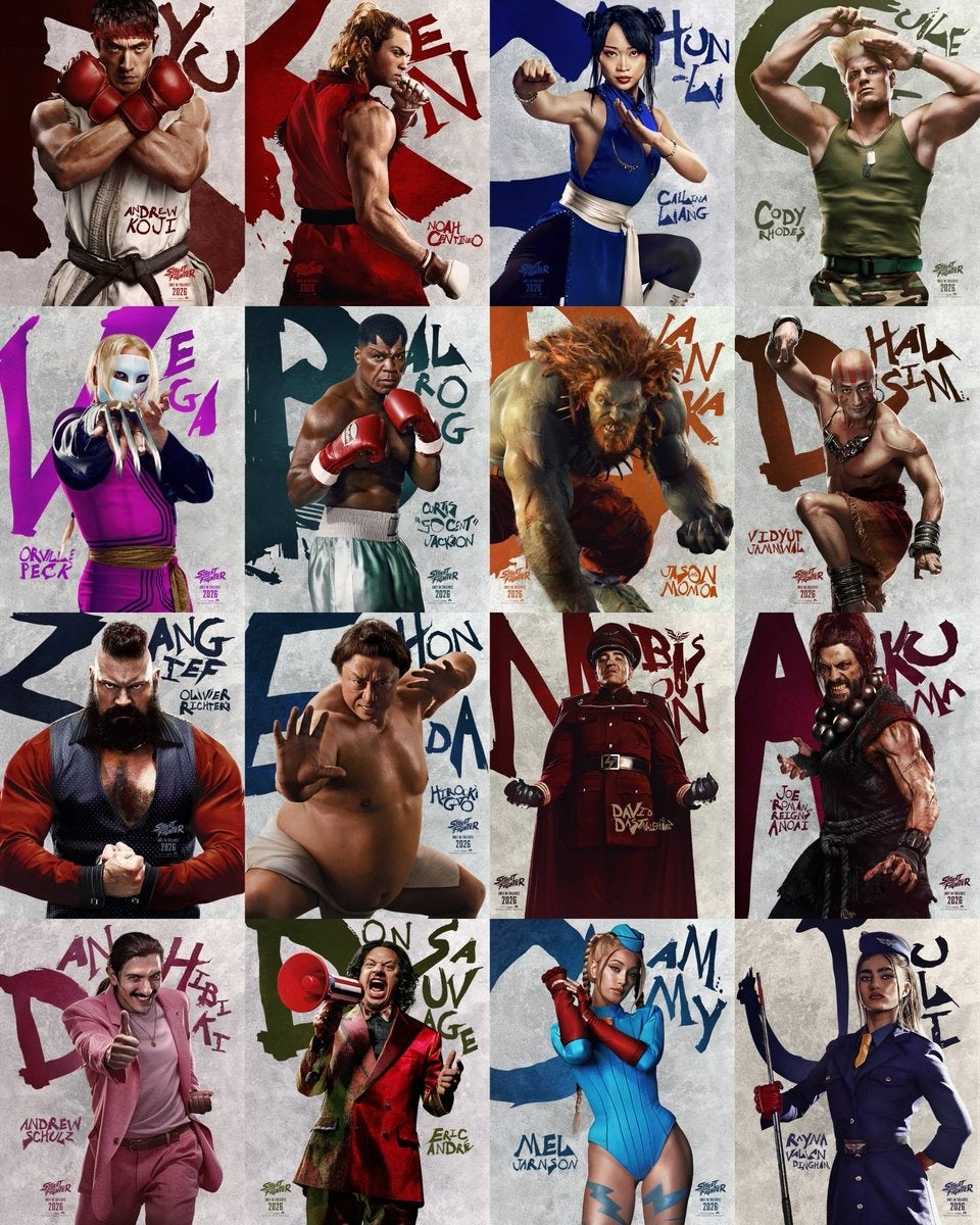 Street fighter 2026 characters