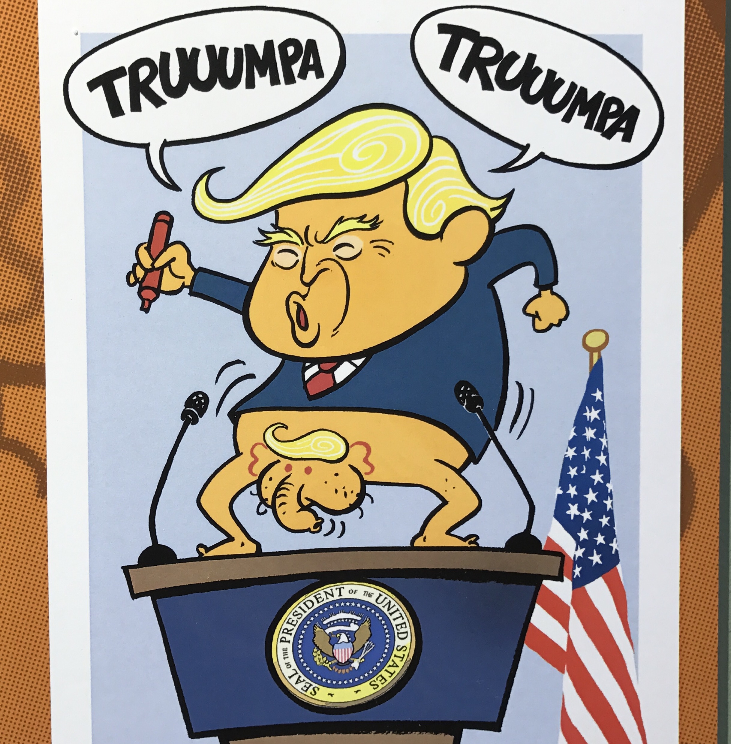 Trump saló comic