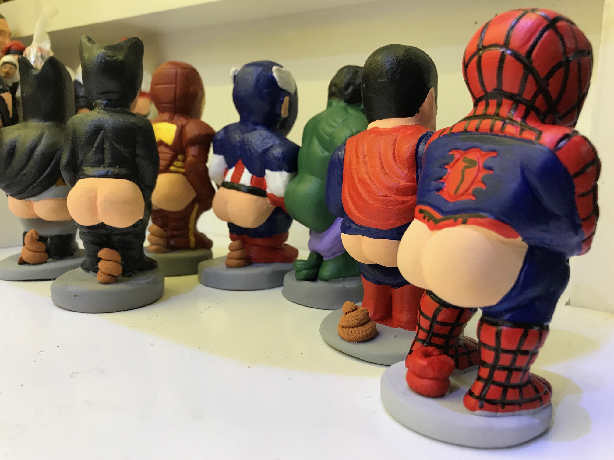 Caganers superherois
