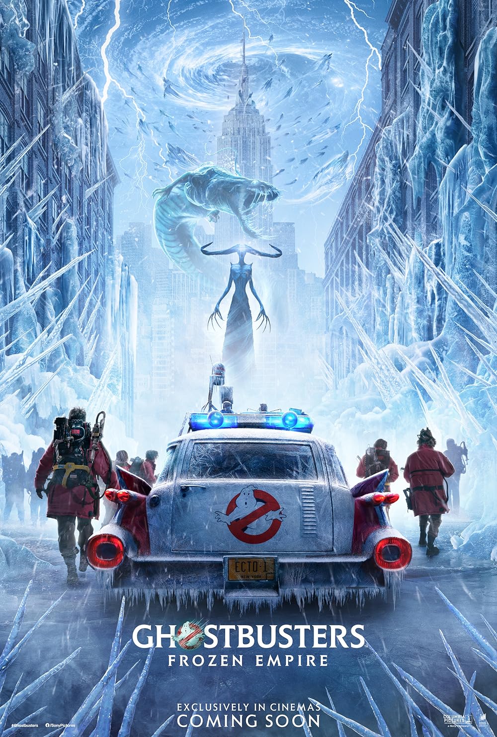caçafantasmes frozen empire poster